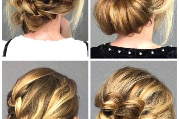 4 Stylish Bun Hairstyles in Easy Video Tutorials